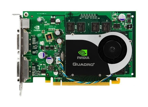 [455675-001] 455675-001 - HP Nvidia Quadro FX570 PCI-Express x16 256MB DDR2 SDRAM Memory (3840x2400 Resolution) Dual DVI 3D Video Graphics Card