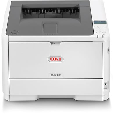 [45858301W] 45858301w - OKI B412dnw A4 Mono LED Laser Printer