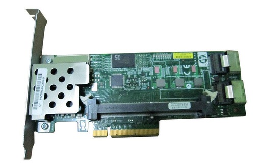 [462862-B21] 462862-B21 - HP Smart Array P410 PCI-Express x8 Serial Attached SCSI (SAS) 300Mbps Low Profile RAID Storage Controller Card 256MB BBWC (Battery Backed Write Cache)