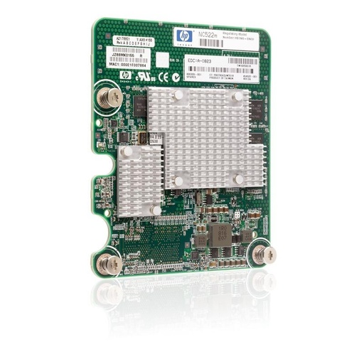 [466309-001] 466309-001 - HP NC522M PCI-Express x8 Dual Port Flex-10 10GbE Multifunction Mezzinine Ethernet Adapter Network Interface Card (NIC)