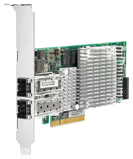 [468349-001] 468349-001 - HP NC522SFP PCI-Express Dual Port 10GBe Internal Gigabit Ethernet Network Interface Card (NIC)