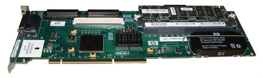 [011784-001] 011784-001 - HP Smart Array 6402 Dual Channel 133MHz SCSI Ultra320 PCI-X RAID Controller Card with 128MB Battery Backed Write Cache (BBWC)