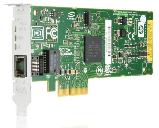 [012789-001] 012789-001 - HP NC373T PCI-Express Single Port 1000Base-X Multifunction Gigabit Ethernet Network Interface Card (NIC)