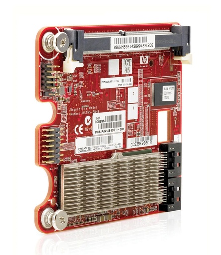 [484301-001] 484301-001 - HP Smart Array P712M/Zero Memory PCI-Express x8 Dual Port 6GB/s Mezzanine SAS RAID Controller Card