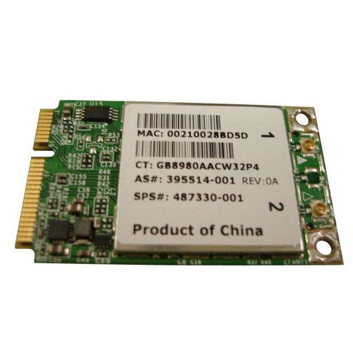 [487330-001] 487330-001 - HP Broadcom 4322AGN Mini PCI-Express 802.11a/b/g Wireless LAN (WLAN) Network Interface Card