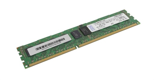 [49Y1444] 49Y1444 - IBM 2GB DDR3-1333MHz PC3-10600 ECC Registered CL9 240-Pin DIMM 1.35V Low Voltage Single Rank Memory Module