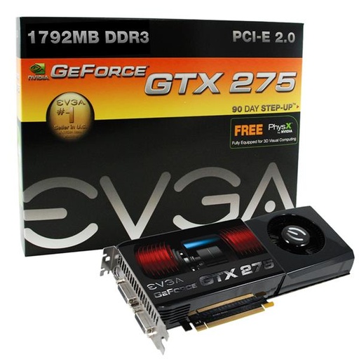 [017-P3-1175-RX] 017-P3-1175-RX - EVGA GeForce GTX 275 1792MB 448-Bit DDR3 PCI Express 2.0 x16 SLI Support Video Graphics Card