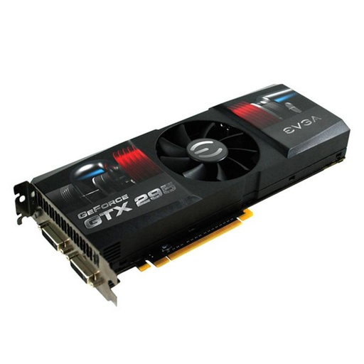 [017-p3-1295-er] 017-P3-1295-ER - EVGA GeForce CO-OP Edition GTX 295 1.7GB 896-Bit (2x 448-Bit) DDR3 PCI Express 2.0 x16 HDCP Ready/ SLI Supported Video Graphics Card