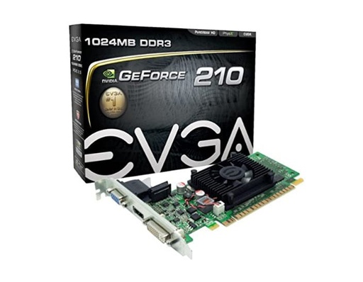 [01G-P3-1312-KR] 01G-P3-1312-KR - EVGA GeForce 210 1GB 64-Bit DDR3 PCI Express 2.0 x16 DVI HDMI VGA Video Graphics Card