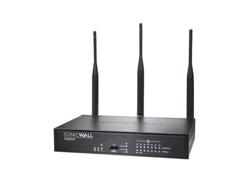 [01-SSC-0516] 01-SSC-0516 - SonicWALL TZ400 Wireless-AC TotalSecure Gen6 Firewall with 1-Year Support