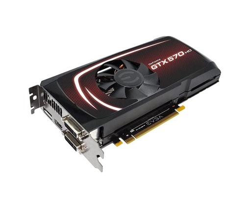 [025-P3-1579-KR] 025-P3-1579-KR - EVGA GeForce GTX 570 HD 1.2GB PCI Express DVI HDMI DisplayPort Video Graphics Card