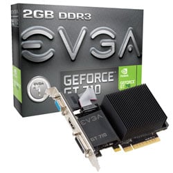 [02G-P3-2712-KR] 02G-P3-2712-KR - EVGA GeForce GT 720 DirectX 12 2GB DDR3 PCI Express 2.0 Video Card