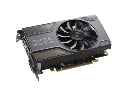 [02G-P4-1954-KR] 02G-P4-1954-KR - EVGA GeForce GTX 950 2GB Gaming (DP, HDMI, Dual DVI), Silent Cooling Graphics Card