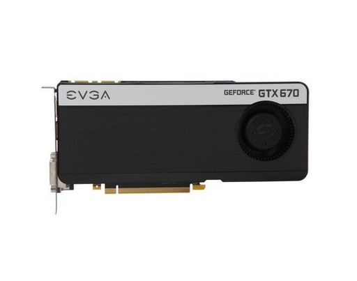 [02G-P4-2672-KR] 02G-P4-2672-KR - EVGA GeForce GTX 670 SuperClocked 2GB 256-Bit GDDR5 PCI Express 3.0 x16 HDCP Ready SLI Supported Video Graphics Card