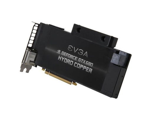 [02G-P4-2689-KR] 02G-P4-2689-KR - EVGA GeForce GTX 680 Hydro Copper 2GB GDDR5 256-Bit PCI Express 3.0 x16 Dual DVI HDMI DisplayPort HDCP Ready SLI Supported Video Graphics Card