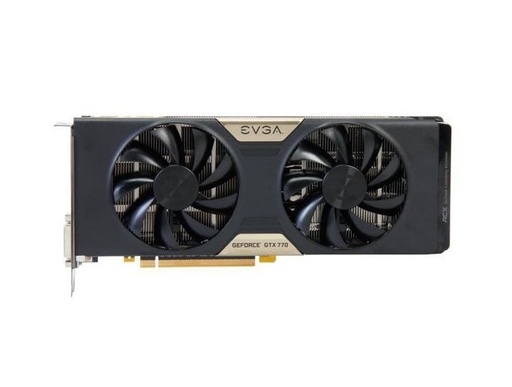 [02G-P4-2773-KR] 02G-P4-2773-KR - EVGA GeForce GTX 770 2GB 256-Bit GDDR5 PCI Express 3.0 x16 Dual DVI HDMI DisplayPort SLI Support Video Graphics Card
