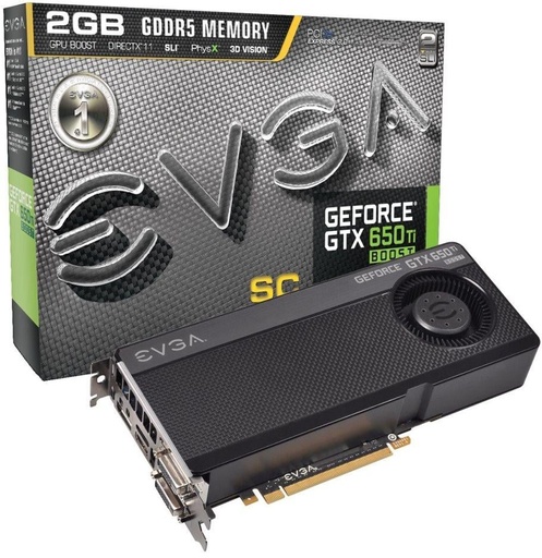 [02G-P4-3657-KR] 02G-P4-3657-KR - EVGA Nvidia GeForce GTX 650 Ti Boost 2GB GDDR5 192-Bit PCI Express 3.0 Video Graphics Card