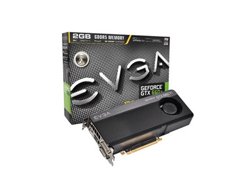 [02G-P4-3662-L1] 02G-P4-3662-L1 - EVGA GeForce GTX 660 Ti SuperClocked 2GB 192-Bit GDDR5 PCI Express 3.0 x16 HDCP Ready SLI Support Video Graphics Card