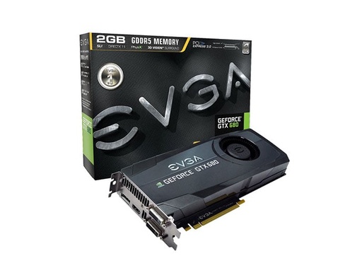 [02G-P4-3682-ER] 02G-P4-3682-ER - EVGA Nvidia GeForce GTX 680 2GB GDDR5 256-Bit PCI Express 3.0 Video Graphics Card