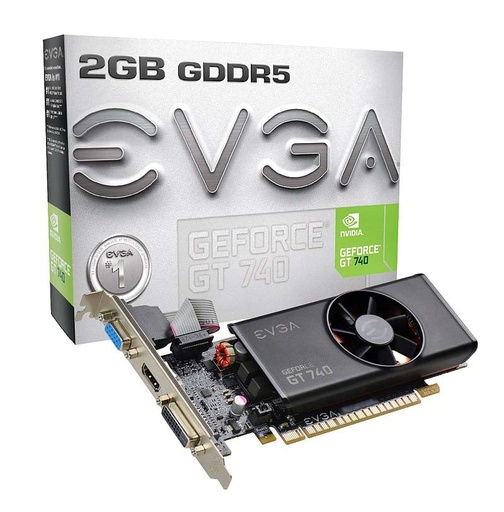 [02G-P4-3740-KR] 02G-P4-3740-KR - EVGA Nvidia GeForce GT 740 2GB DDR3 128-Bit PCI Express 3.0 Video Graphics Card
