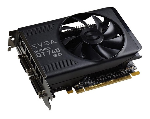 [02G-P4-3747-KR] 02G-P4-3747-KR - EVGA GeForce GT 740 2GB Super Clocked GDDR5 128-Bit Dual DVI mHDMI Graphics Cards
