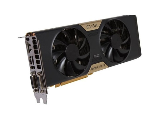[02G-P4-3771-AR] 02G-P4-3771-AR - EVGA GeForce GTX 770 SC 2GB 256-Bit GDDR5 PCI Express 3.0 x16 Dual DVI HDMI DisplayPort SLI Support Video Graphics Card