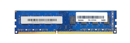 [03T6566] 03T6566 - IBM 4GB DDR3-1600MHz PC3-12800 non-ECC Unbuffered CL11 240-Pin DIMM 1.35V Low Voltage Dual Rank Memory Module