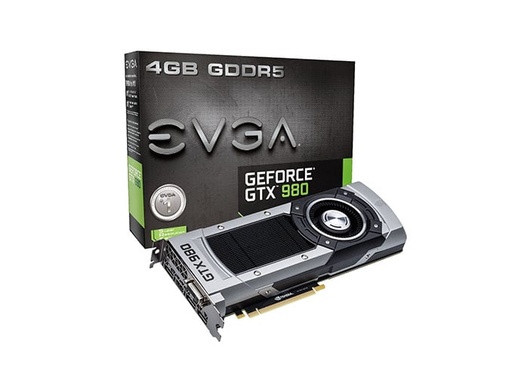 [04G-P4-1980-L1] 04G-P4-1980-L1 - EVGA GeForce GTX 980 4GB 256-Bit DDR5 PCI Express DVI-I HDMI DisplayPort Video Graphics Card