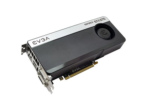 [04G-P4-2673-L1] 04G-P4-2673-L1 - EVGA GeForce GTX 670 SuperClocked+ 4GB GDDR5 256-Bit PCI Express 3.0 x16 Dual DVI HDMI DisplayPort HDCP Ready SLI Supported Video Graphics Card