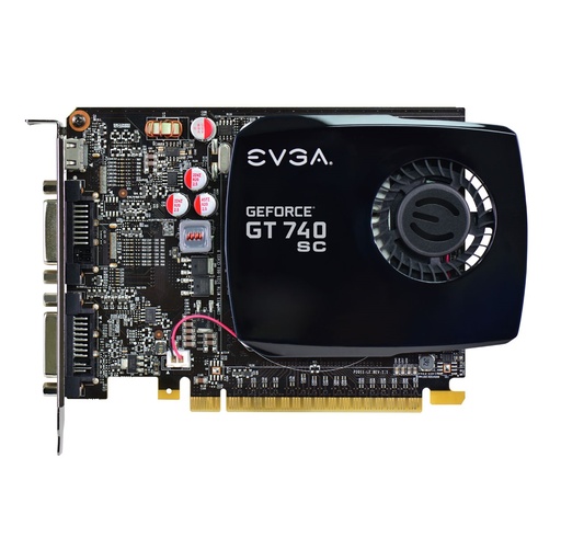 [04G-P4-2744-KR] 04G-P4-2744-KR - EVGA Nvidia GeForce GT 740 Superclocked 4GB GDDR3 128-Bit PCI Express 3.0 Video Graphics Card