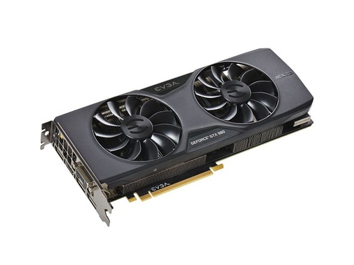 [04G-P4-2983-L1] 04G-P4-2983-L1 - EVGA GeForce GTX 980 SuperClocked ACX 2.0 4GB 256-Bit GDDR5 PCI Express 3.0 x16 DVI HDMI 3x DisplayPort SLI Supported Video Graphics Card