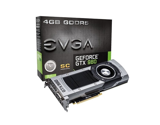 [04G-P4-2986-A1] 04G-P4-2986-A1 - EVGA GeForce GTX 980 4GB GDDR5 PCI Express 3.0 x16 HDMI/ DisplayPort/ DVI Video Graphics Card