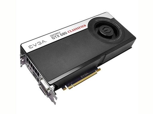 [04G-P4-3688-RX] 04G-P4-3688-RX - EVGA GeForce GTX 680 Classified 4GB 256-Bit GDDR5 PCI Express 3.0 x16 Dual DVI HDMI DisplayPort HDCP Ready SLI Supported Video Graphics Card