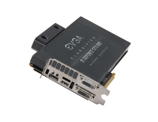 [04G-P4-3689-KR] 04G-P4-3689-KR - EVGA GeForce GTX 680 Hydro Copper Classified 4GB GDDR5 256-Bit PCI Express 3.0 x16 Dual-link DVI 1 x DVI-D & 1 x DVI-I HDMI Display