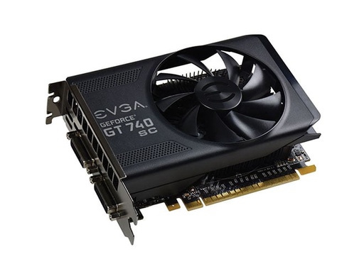 [04G-P4-3748-AR] 04G-P4-3748-AR - EVGA GeForce GT 740 SuperClocked 4GB DDR5 128-Bit PCI Express 3.0 DVI-I DVI-D Mini-HDMI Video Graphics Card