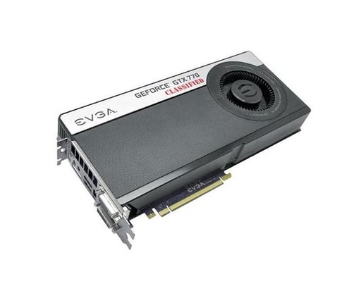 [04G-P4-3777-KR] 04G-P4-3777-KR - EVGA GeForce GTX 770 Classified 4GB 256-Bit GDDR5 PCI Express 3.0 Dual DVI HDMI DisplayPort SLI Support Video Graphics Card