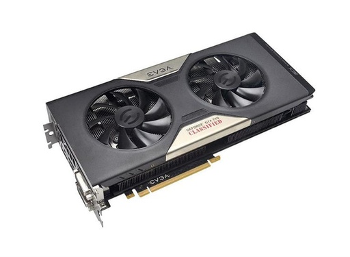 [04G-P4-3778-L1] 04G-P4-3778-L1 - EVGA GeForce GTX 770 4GB Dual Classified 256-Bit GDDR5 PCI Express 3.0 x16 Dual DVI HDMI DisplayPort HDCP Ready SLI Video Graphics Card