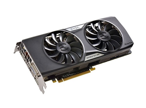 [04G-P4-3966-L1] 04G-P4-3966-L1 - EVGA GeForce GTX 960 4GB 128-Bit GDDR5 PCI Express 3.0 x16 DVI-I HDMI 3x DisplayPort SLI Supported Video Graphics Card