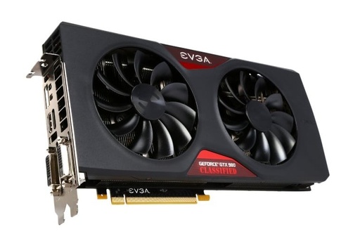 [04G-P4-3988-KR] 04G-P4-3988-KR - EVGA Nvidia GeForce GTX 980 Classified ACX 2.0 4GB GDDR5 256-Bit PCI Express 3.0 Video Graphics Card