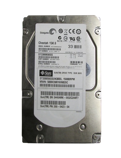 [3900423] 3900423 - Sun 300GB 15000RPM SAS 3GB/s Hot-Pluggable 16MB Cache 3.5-inch Hard Drive