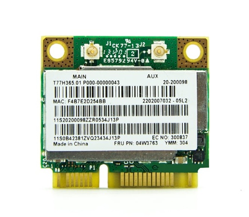 [04W3763] 04W3763 - Lenovo Wi-Fi Wireless and Bluetooth 4 Half Mini Card