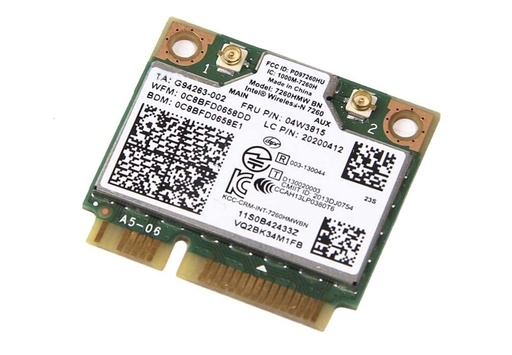 [04W3815] 04W3815 - Lenovo Intel Wireless-N 7260 7260HMW BN WLAN WiFi Bluetooth Card BT Half