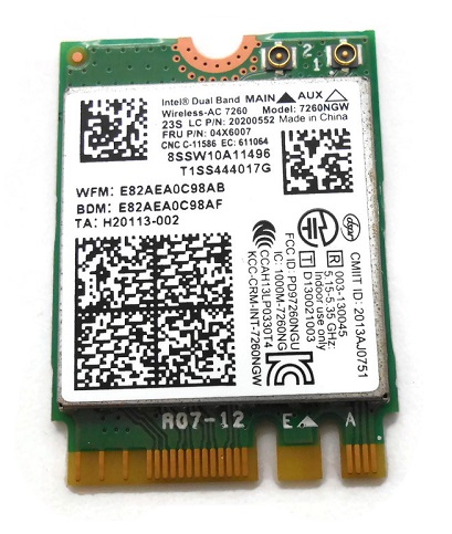 [04X6007] 04X6007 - Lenovo Y50-70 Series WiFi + Bluetooth Wireless Card