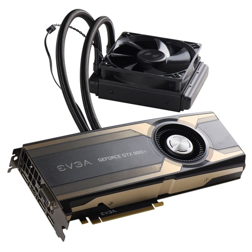 [06G-P4-1996-KR] 06G-P4-1996-KR - EVGA Nvidia GeForce GTX 980 Ti Hybrid 6GB GDDR5 384-Bit PCI Express 3.0x16 Video Graphics Card