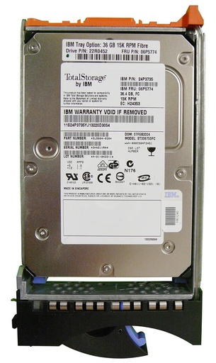 [06P5774] 06P5774 - IBM 36.4GB 15000RPM Fibre Channel Hot Pluggable Hard Drive with Tray