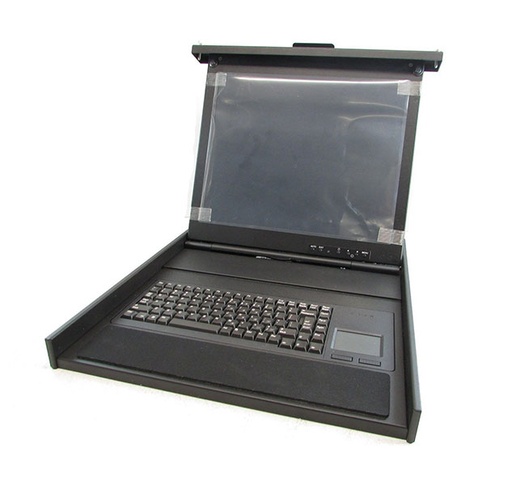 [091-000-091] 091-000-091 - EMC 15-inch Rackmount LCD TFT Screen Monitor and Keyboard with Trackball