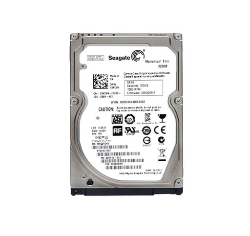 [0C65981] 0C65981 - Seagate 320GB 7200RPM SATA 3Gb/s 2.5-inch Hard Drive