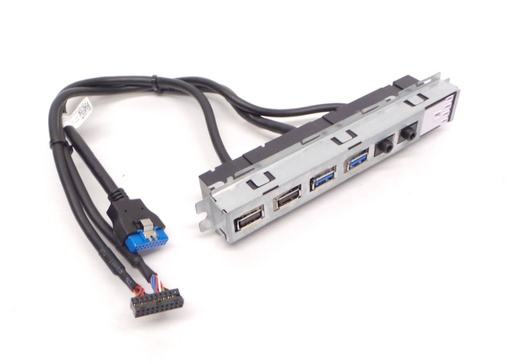 [0CG250] 0CG250 - Dell Front I/O Audio USB Panel for OptiPlex745 (Refurbished / Grade-A)