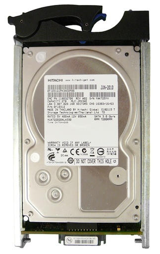 [0F10312] 0F10312 - Hitachi Ultrastar A7K2000 2TB 7200RPM 32MB Cache SATA 3GB/s 7-Pin 3.5-inch Enterprise Hard Drive