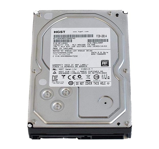[0F14683] 0F14683 - Hitachi Ultrastar 7K4000 4TB 7200RPM SATA 6GB/s 64MB Cache 3.5-inch Internal Hard Drive